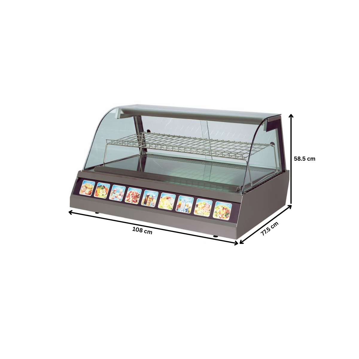 Vitrina rece 3 cuve GN - 1