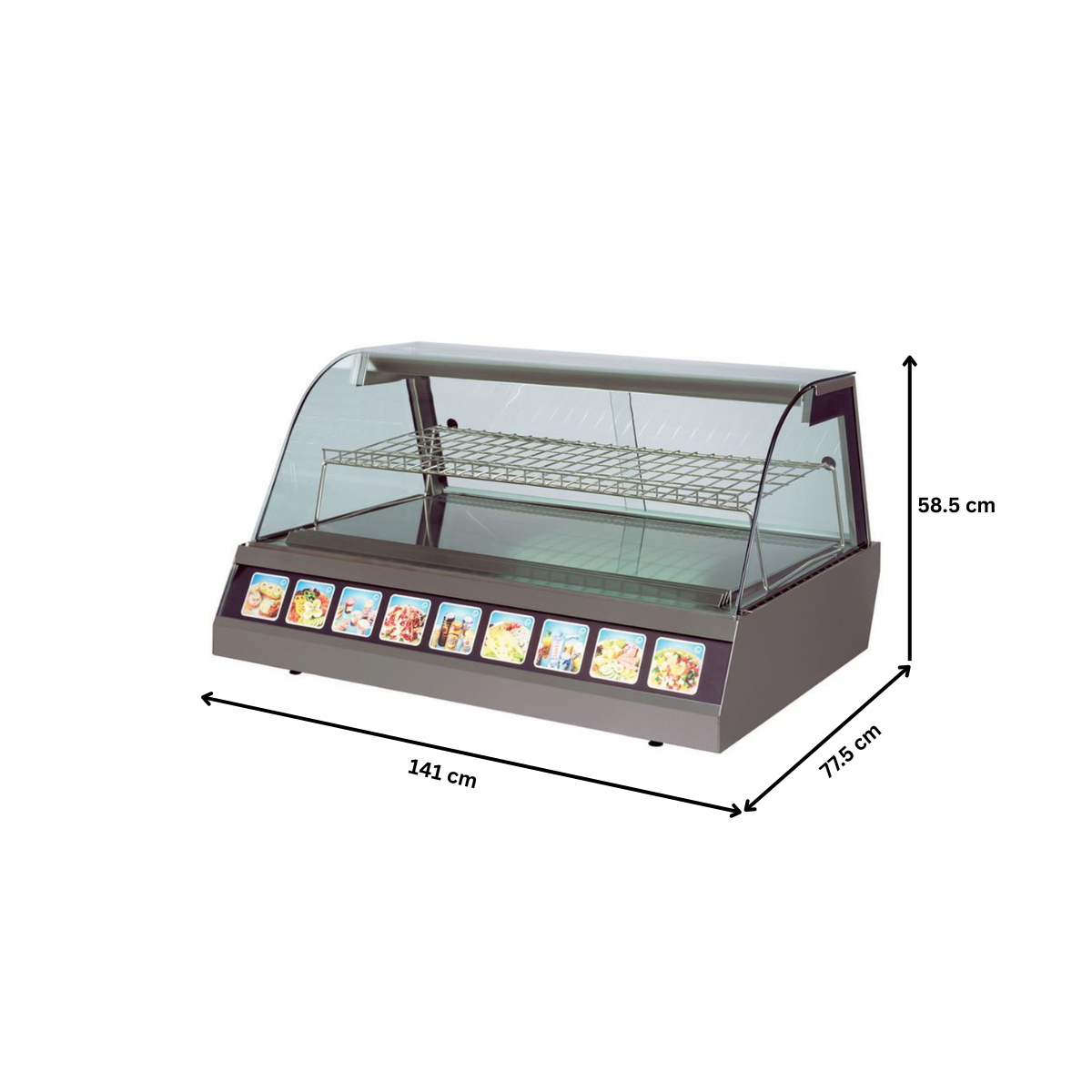 Vitrina rece 4 cuve GN - 2