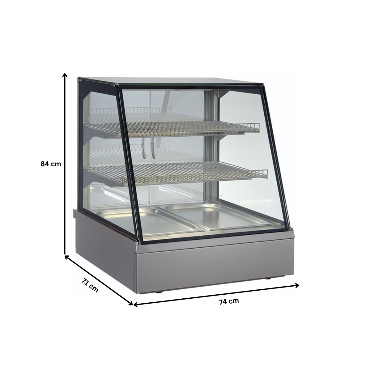 Vitrina rece ADDA 2 cuve GN - 2