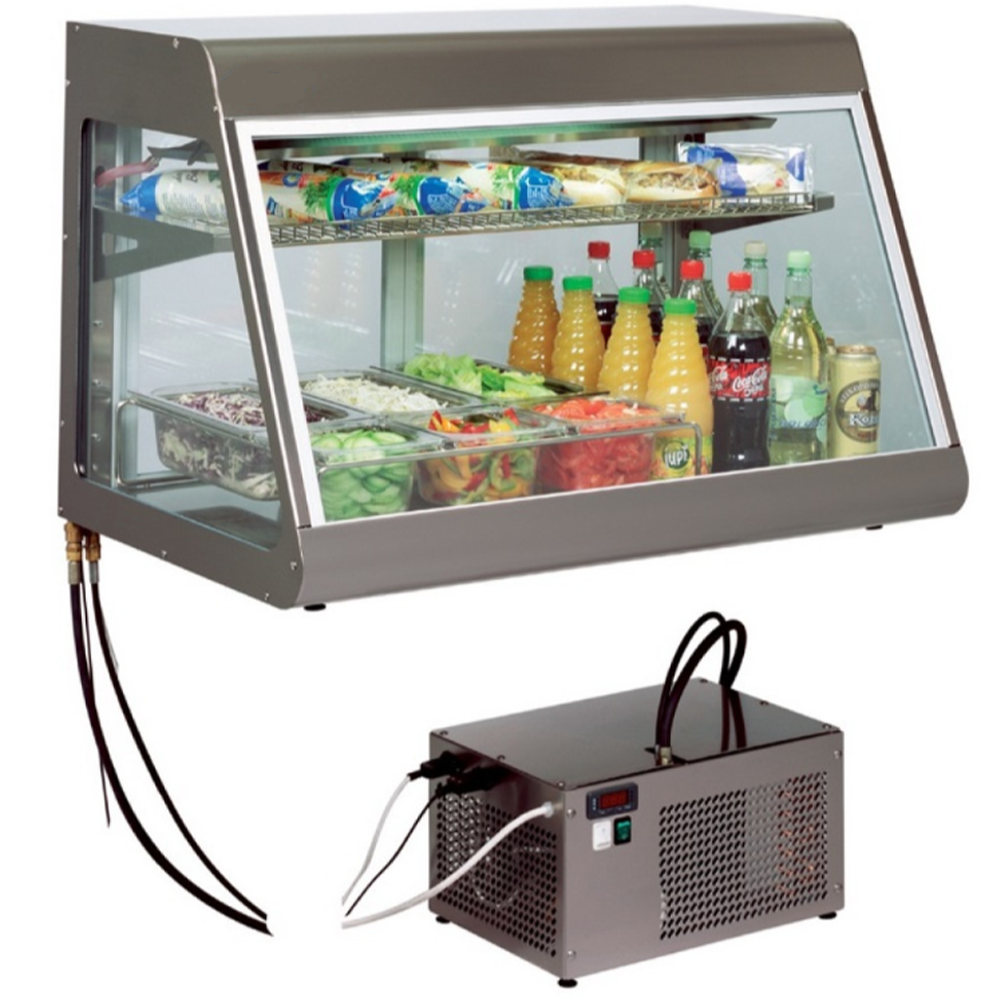 Vitrina rece statica BIG HORN 100 cm, grup motor extern - 2