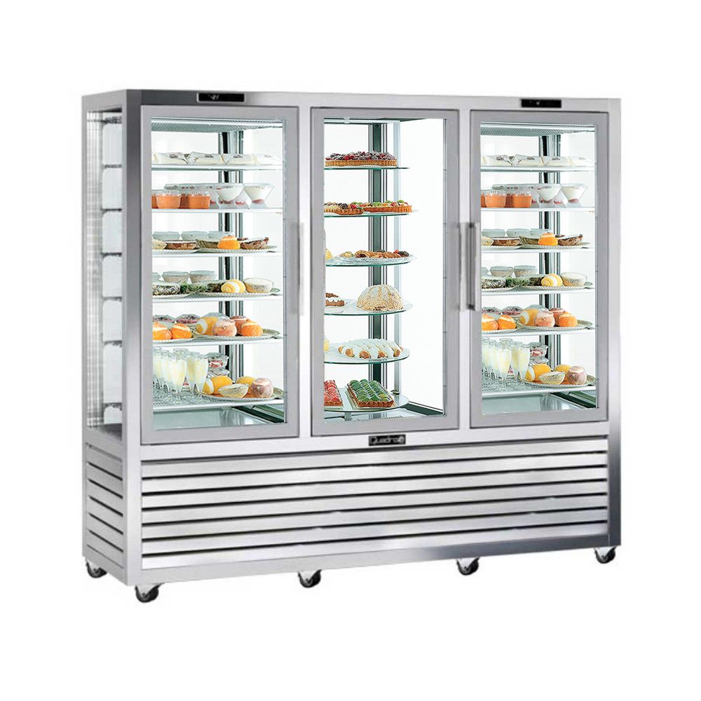 Vitrina frigorifica verticala tripla, pentru cofetarie, profesionala, 1388 lt, 205*62*186 cm - 0