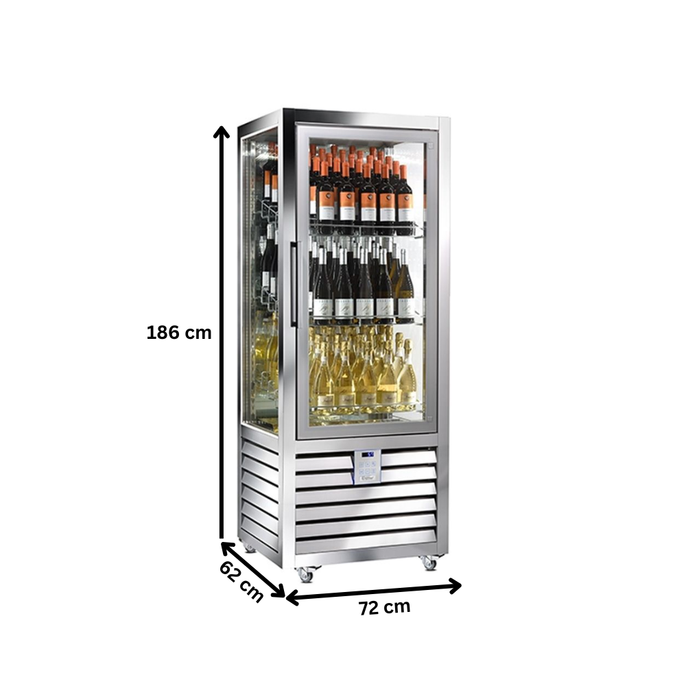 Vitrina frigorifica, 105 sticle*75 cl, 3 rafturi - 4