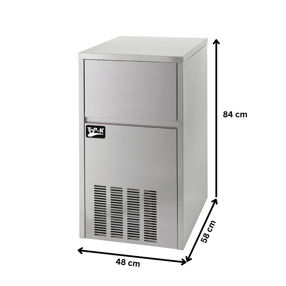 Masina cuburi de gheata profesionala, cuburi pline , capacitate 60 kg/ zi - 5