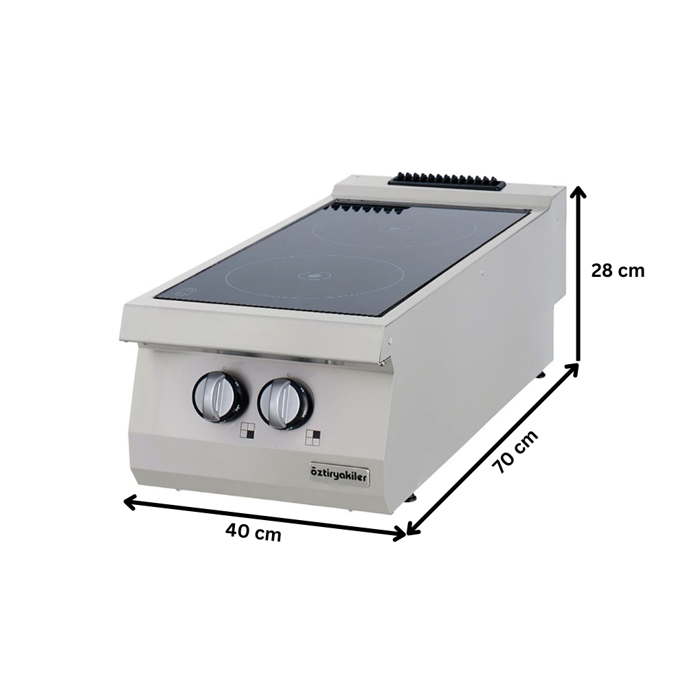 Masina de gatit electrica OZTI, inox, cu infrarosii, 40*70*28 cm - 3