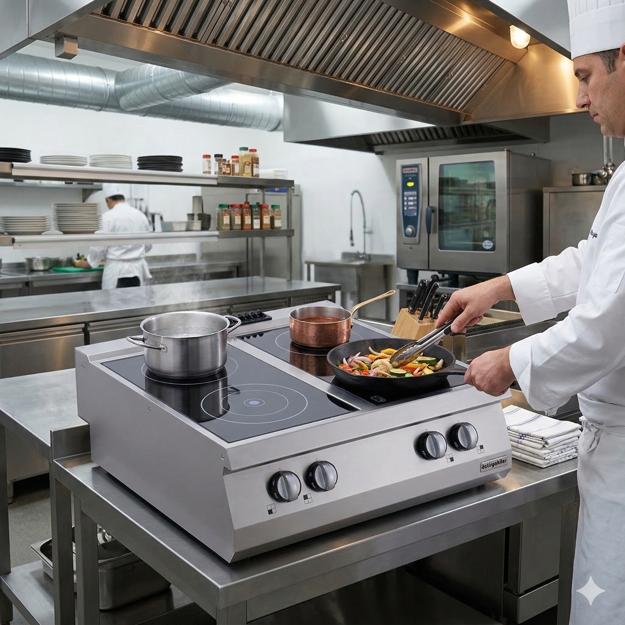 Masina de gatit electrica OZTI, inox, cu infrarosii, 80*70*28 cm - 4