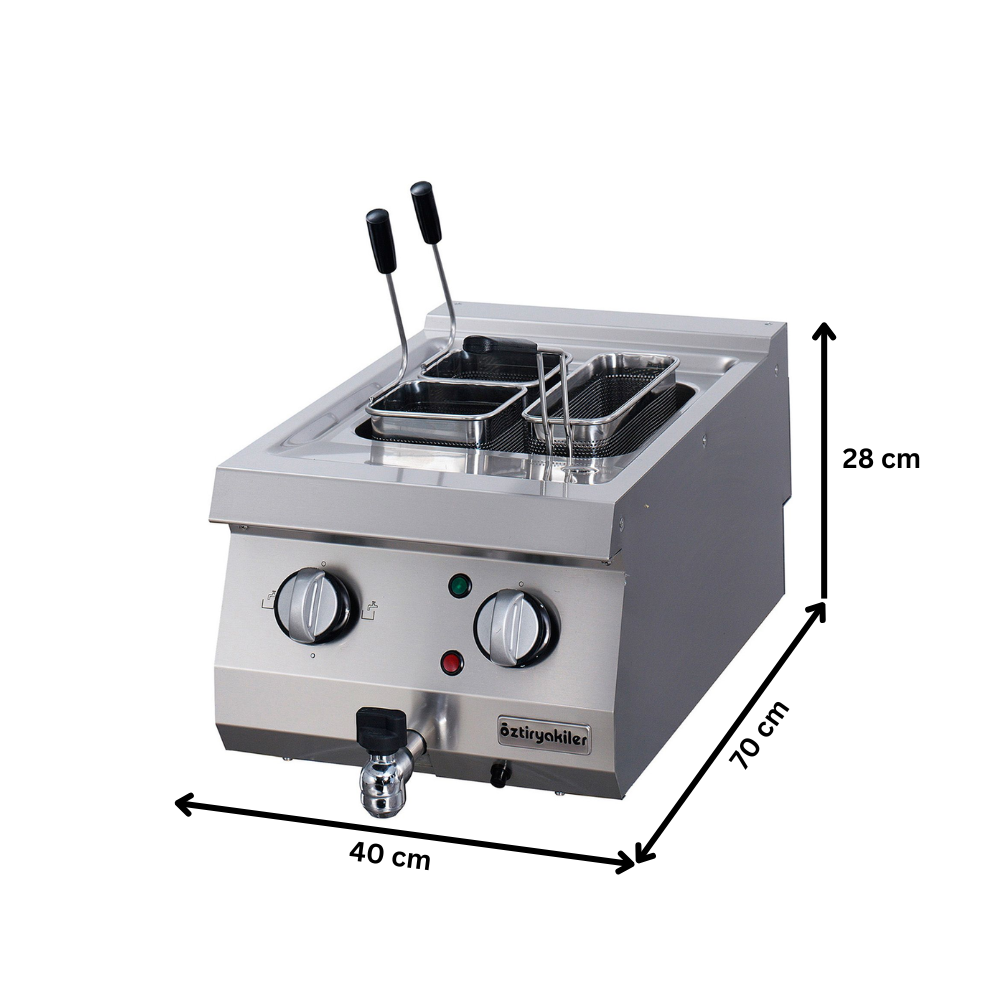 Masina pentru fiert paste, electrica, profesionala, OZTI, o cuva si debuseu, 20 lt - 1