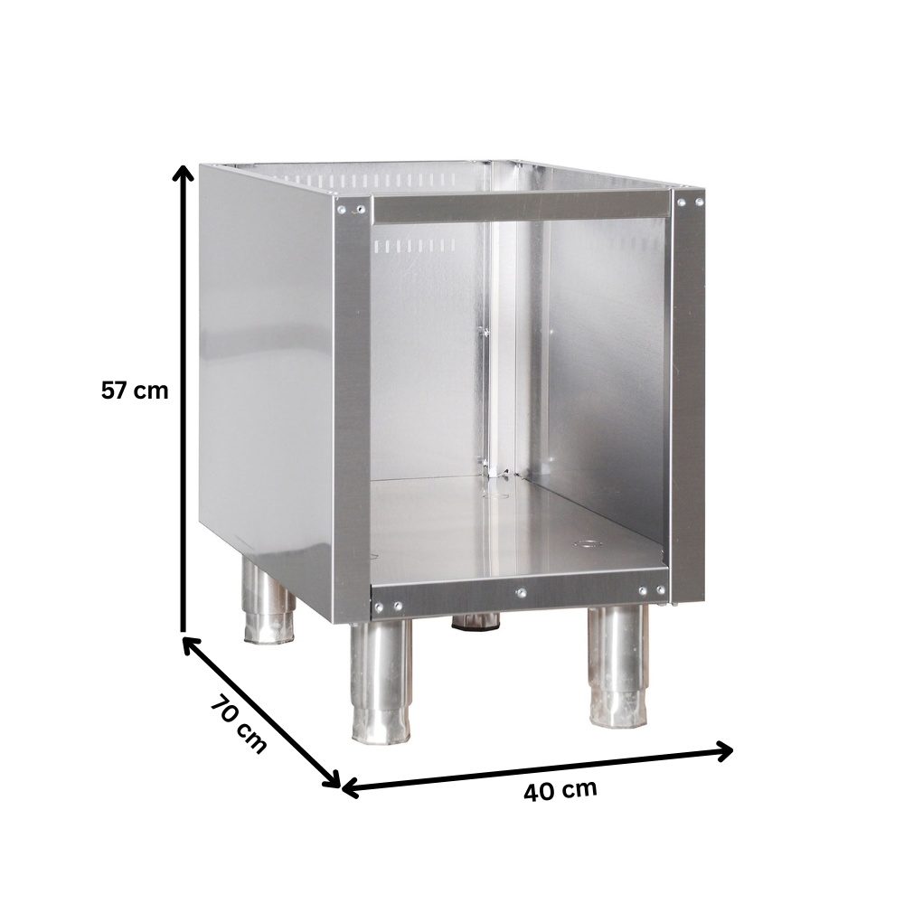 Dulap neutru deschis OZTI, inox, 40*70*57 cm - 2