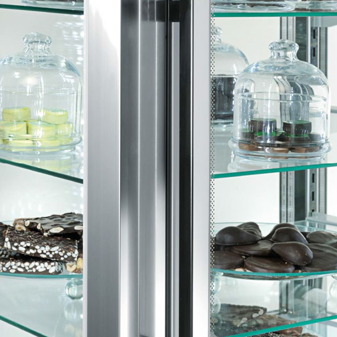 Vitrina frigorifica-congelatoare verticala tripla combinata, pentru cofetarie gelaterie, profesionala, 528+264 lt, 231*62*121 cm - 4