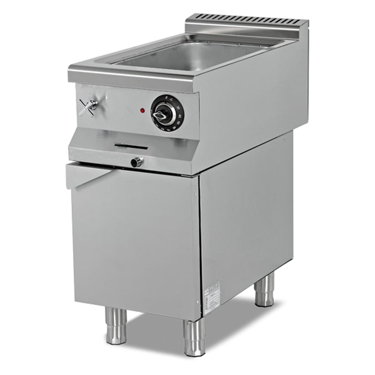 Bain marie profesional, electric, inox, 1 bazin, 40*90*85 cm - 1