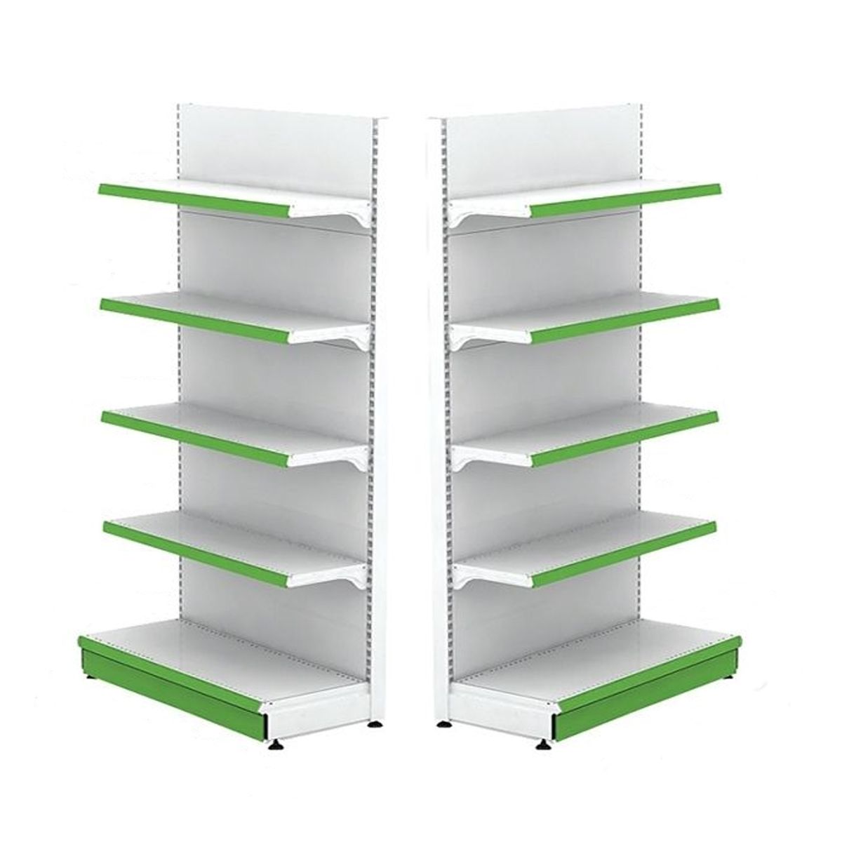 Raft metalic de perete 70*220 baza 50 cm si 4 polite de 40 cm - 0