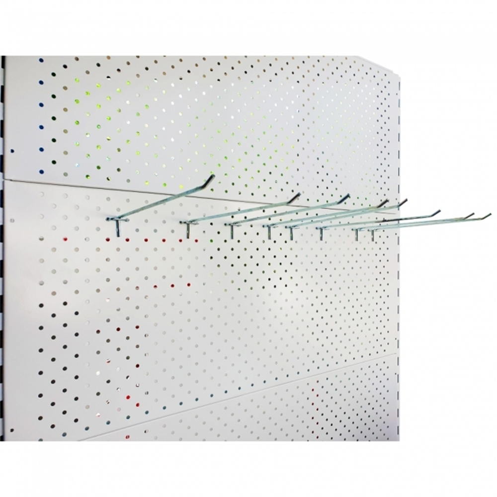 Raft metalic de perete cu carlige 100*220 baza 40 cm si 1 polita de 30 cm - 2