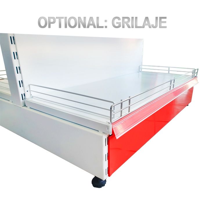 Raft metalic de mijloc (gondola) 70*180 baza 40 cm si 8 polite de 30 cm - 5