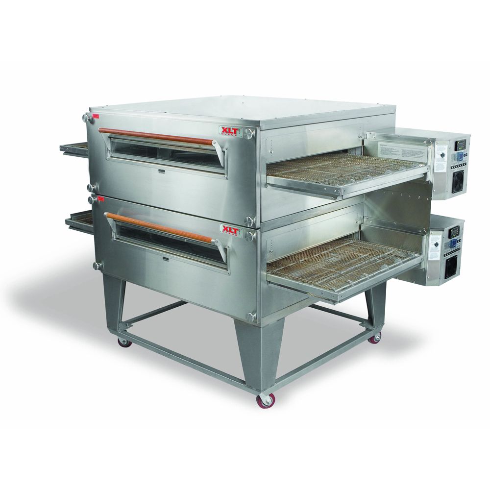 Cuptor cu banda XLT 3255, profesional, pentru covrigi si pizza, pe gaz, inox, 236*158*108 cm - 2