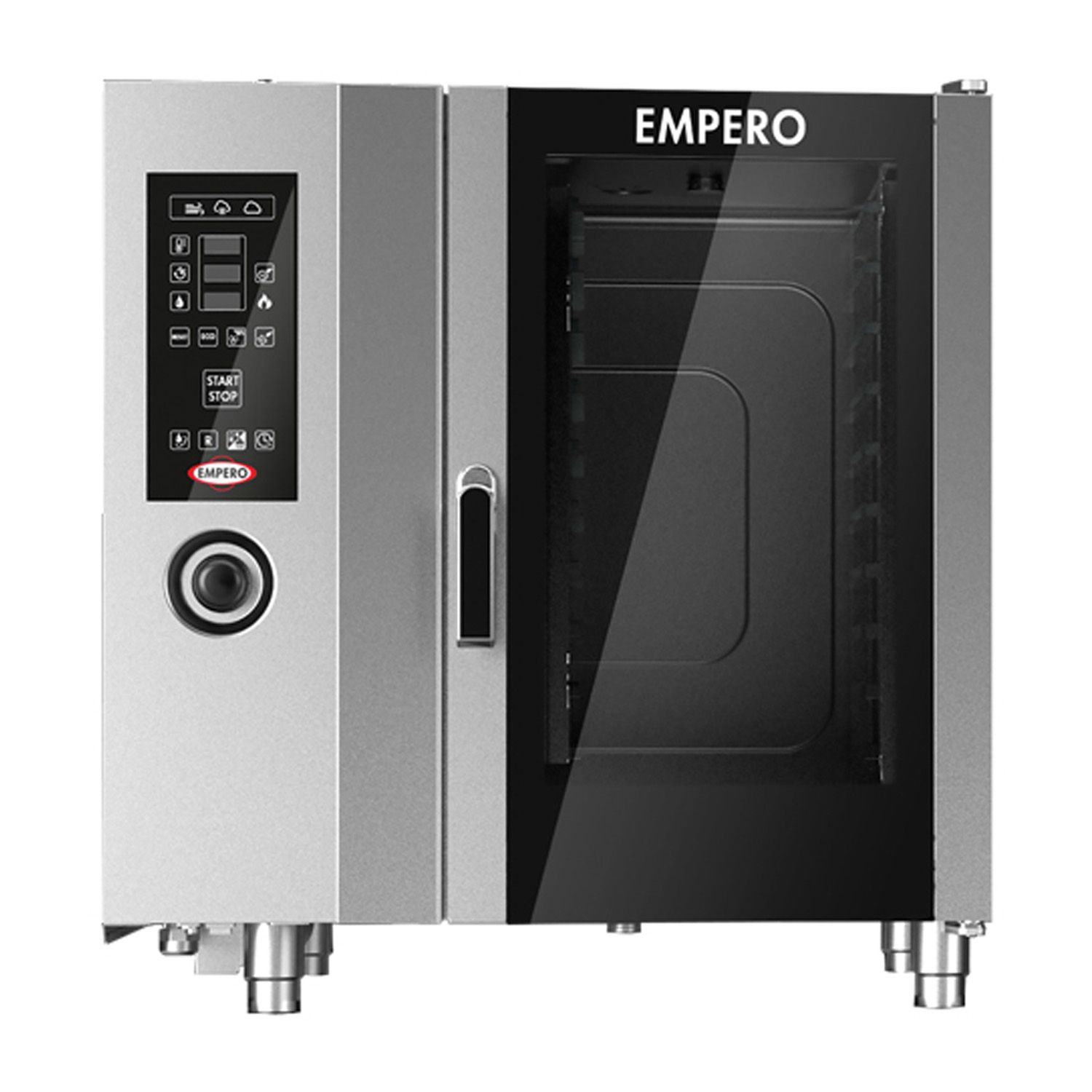 Cuptor profesional electric gastro, cu convectie si abur, panou de control mecanic, 10 cuve - 0