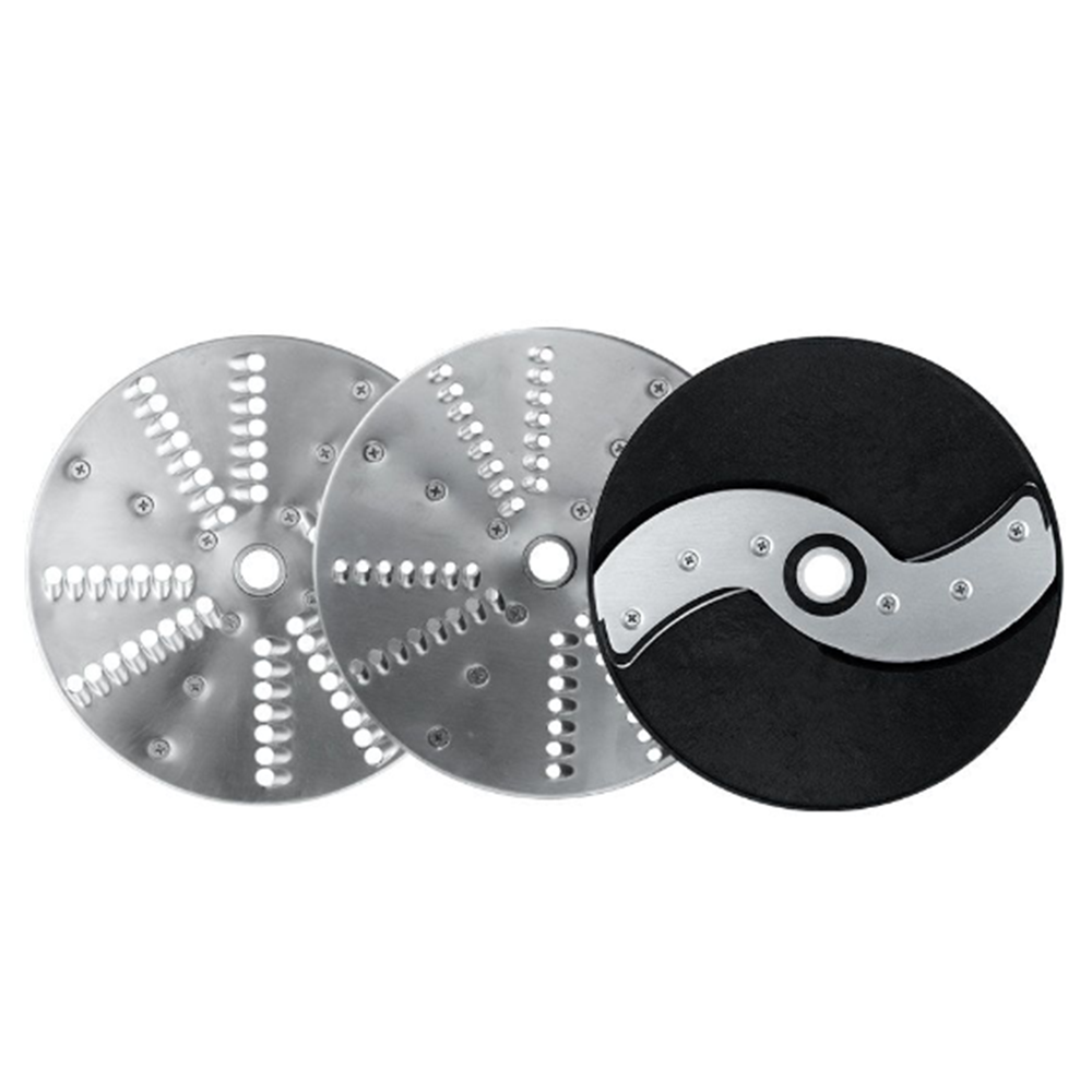 Masina de taiat, razuit si prelucrat robot legume fructe brânzeturi profesionala 300 kg/h, 3 discuri incluse - 4