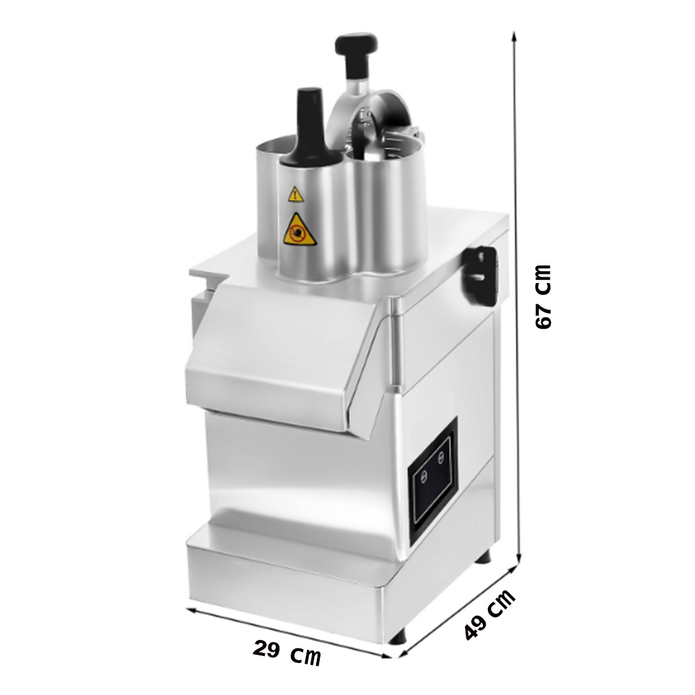 Masina de taiat, razuit si prelucrat robot legume fructe brânzeturi profesionala 300 kg/h, 3 discuri incluse - 11