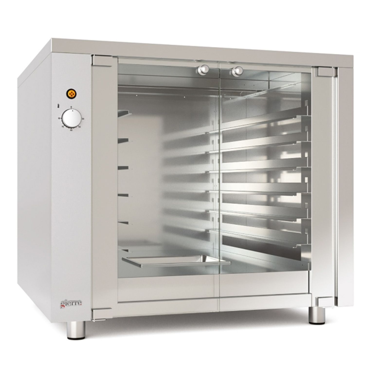 Dospitor / Dulap cald profesional GIERRE, Inox, capacitate: 12 tavi - 0
