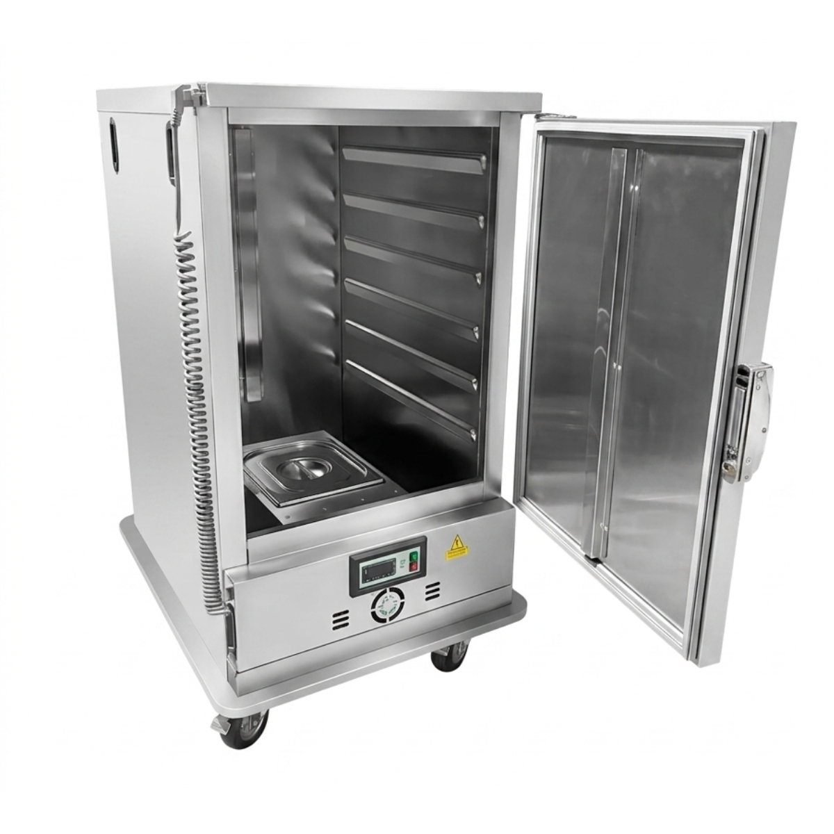 Carucior inox banquet cald 6 cuve GN 2/1 - 3