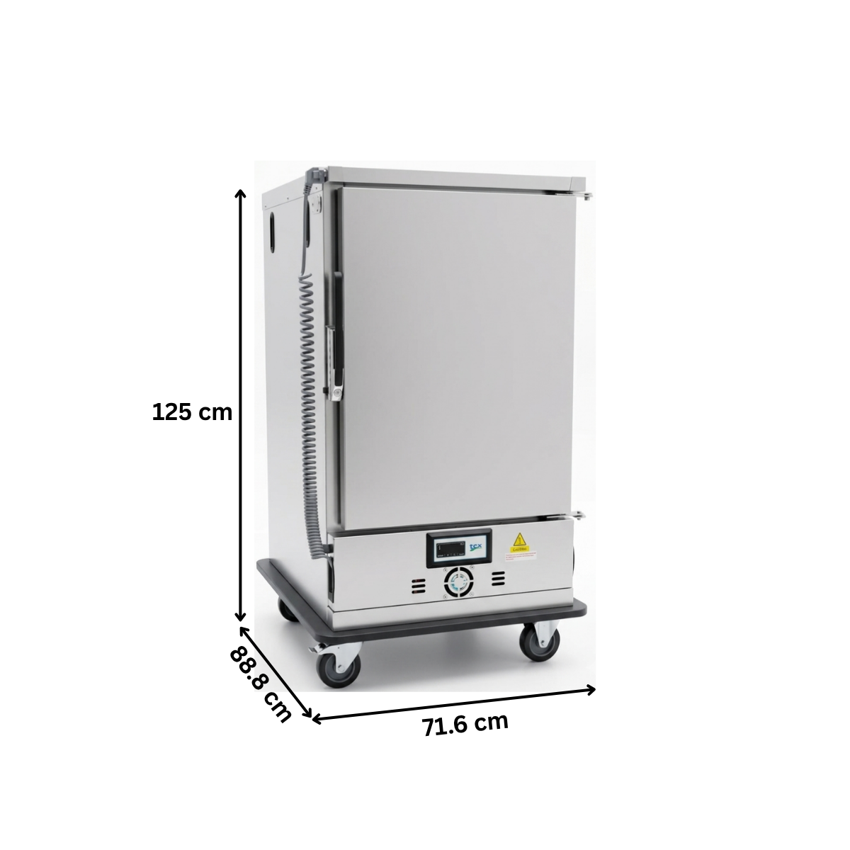 Carucior inox banquet cald 6 cuve GN 2/1 - 7