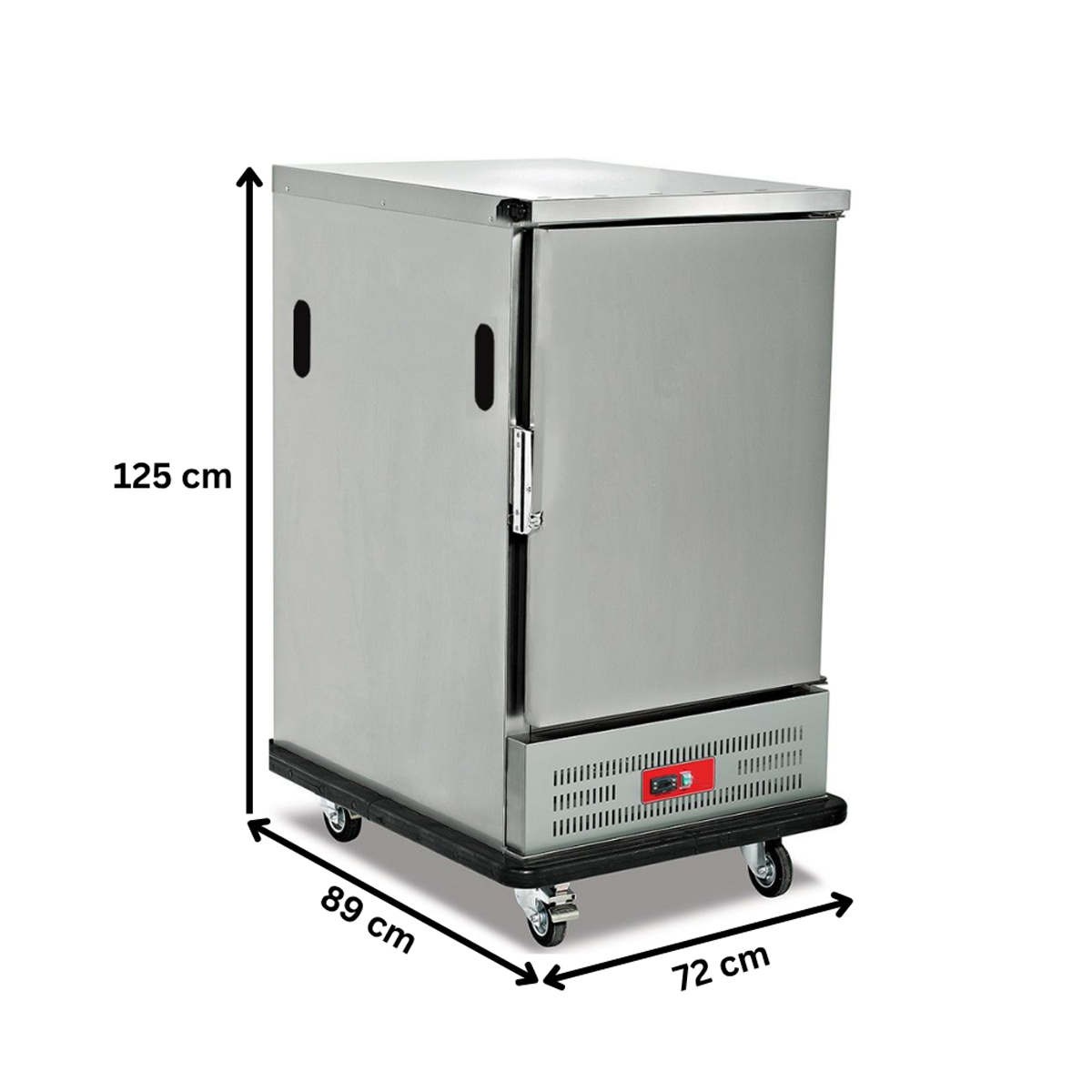 Carucior inox banquet frigorific 6 cuve GN2/1 - 1