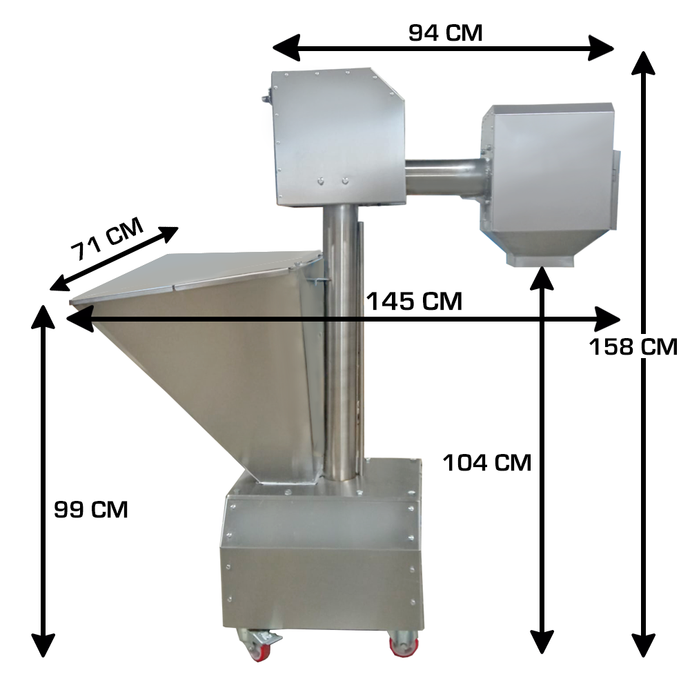 Cernator de faina, productivitate 50 kg / 75 sec - 1