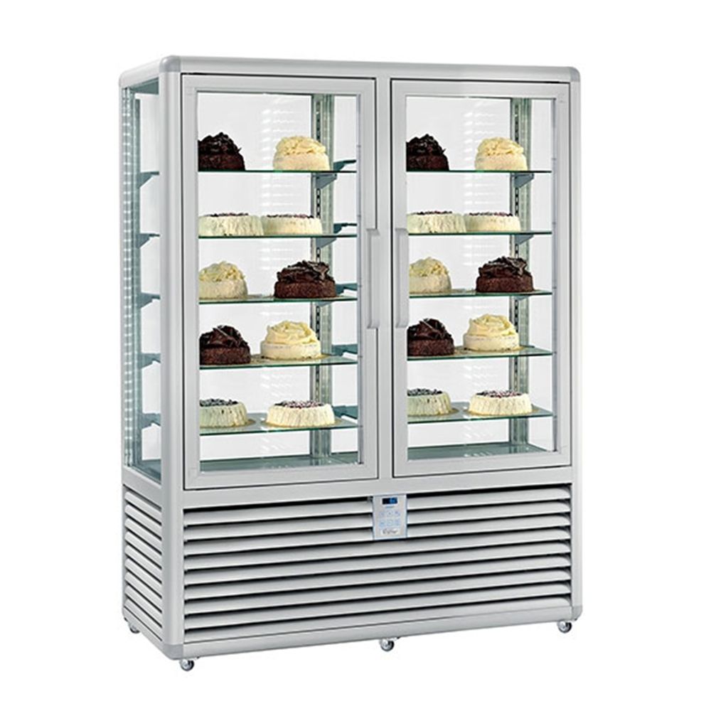 Vitrina frigorifica verticala tripla, pentru cofetarie, 1388 lt, 205*62*186 cm - 0