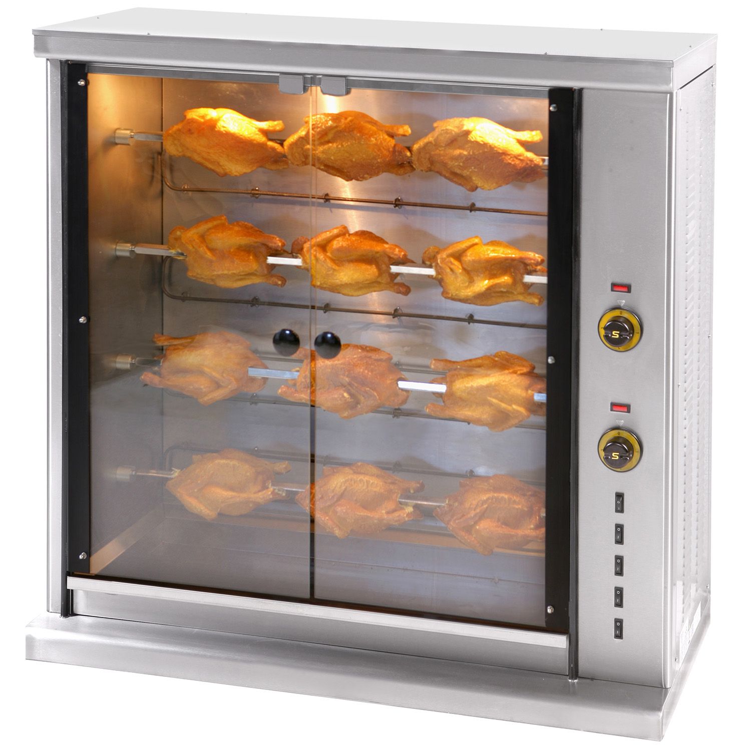 Rotisor profesional electric cu 4 tepuse, 20 pui - 0