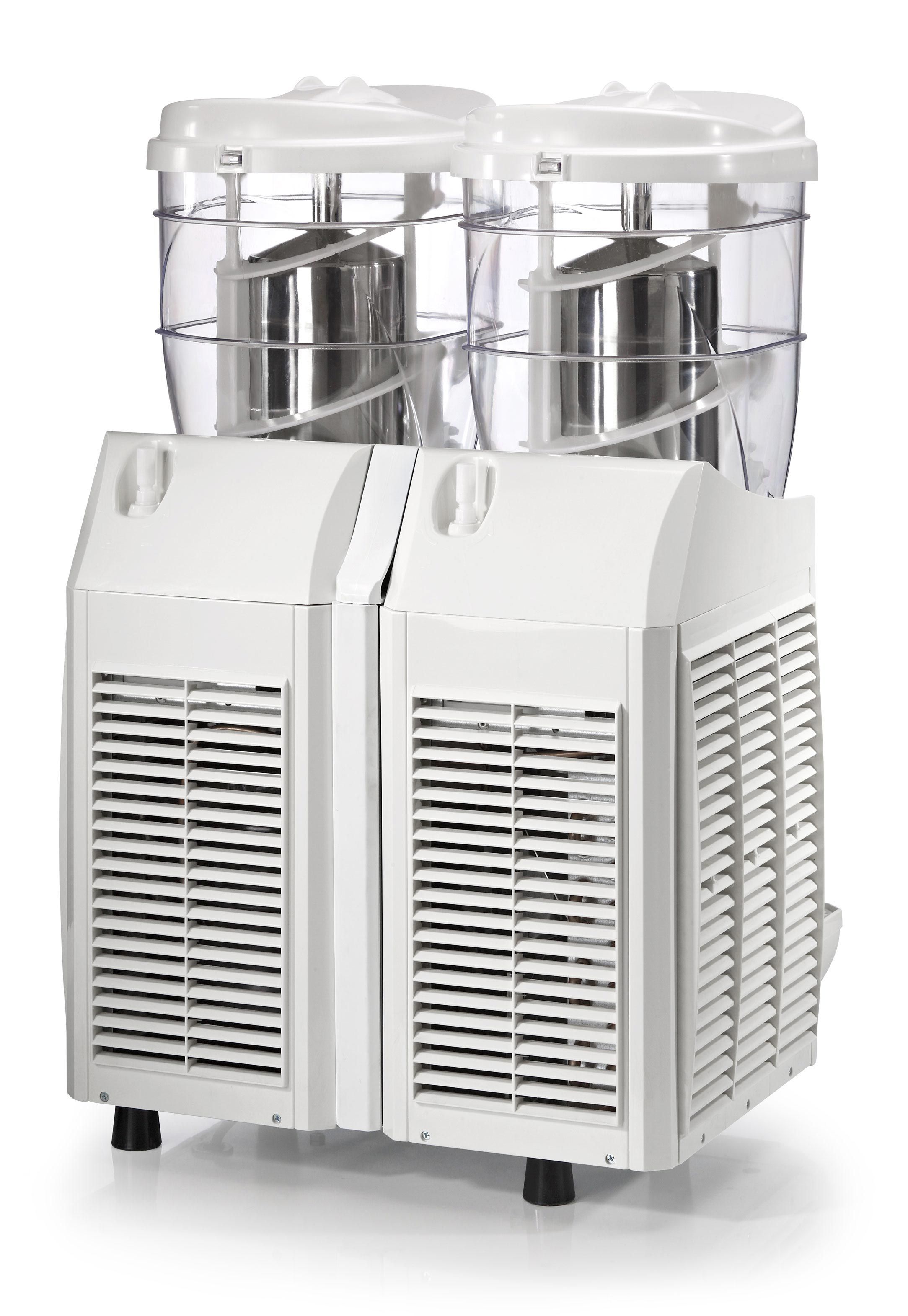 Aparat dozator granita, sorbet, inghetata soft si iaurt inghetat 2 bazine 5.5 lt cu mixer - 4