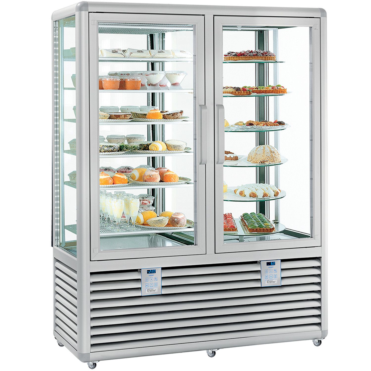 Vitrina congelare verticala, pentru cofetarie gelaterie, profesionala, 742 lt, 118*62*186 cm - 0