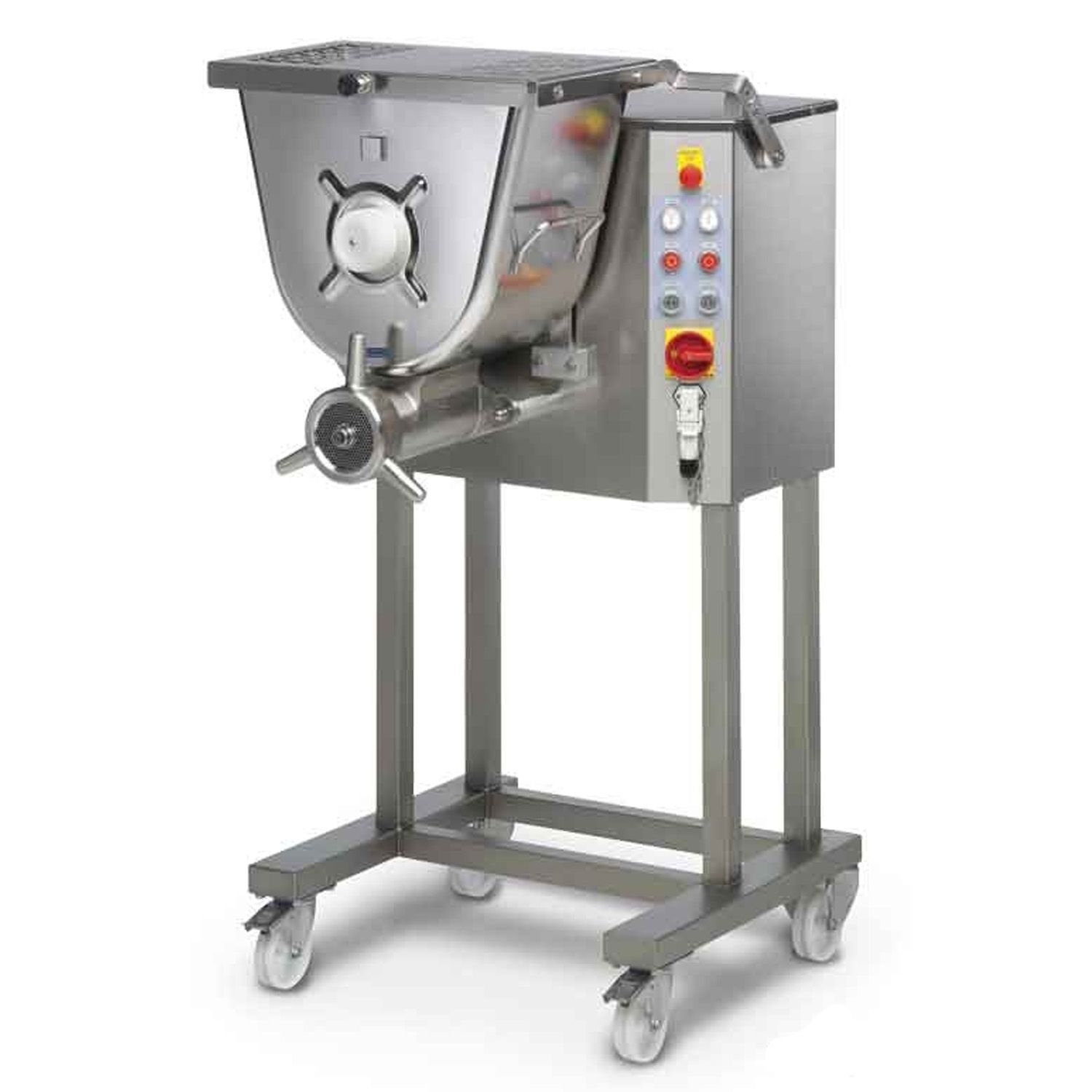 Masina pentru tocat carne, LA MINERVA, cu malaxor, 800 kg/h, 62*75*128 cm - 0