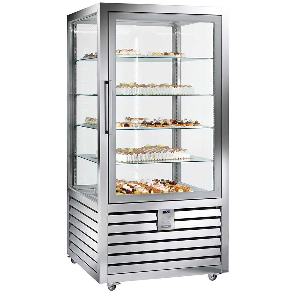 Vitrina frigorifica verticala, pentru cofetarie, profesionala, 541 lt, 90*62*186 cm - 0