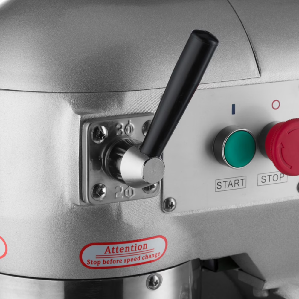 Mixer planetar, cu cap fix, 3 viteze, 20 lt, 44*52*79 cm - 9