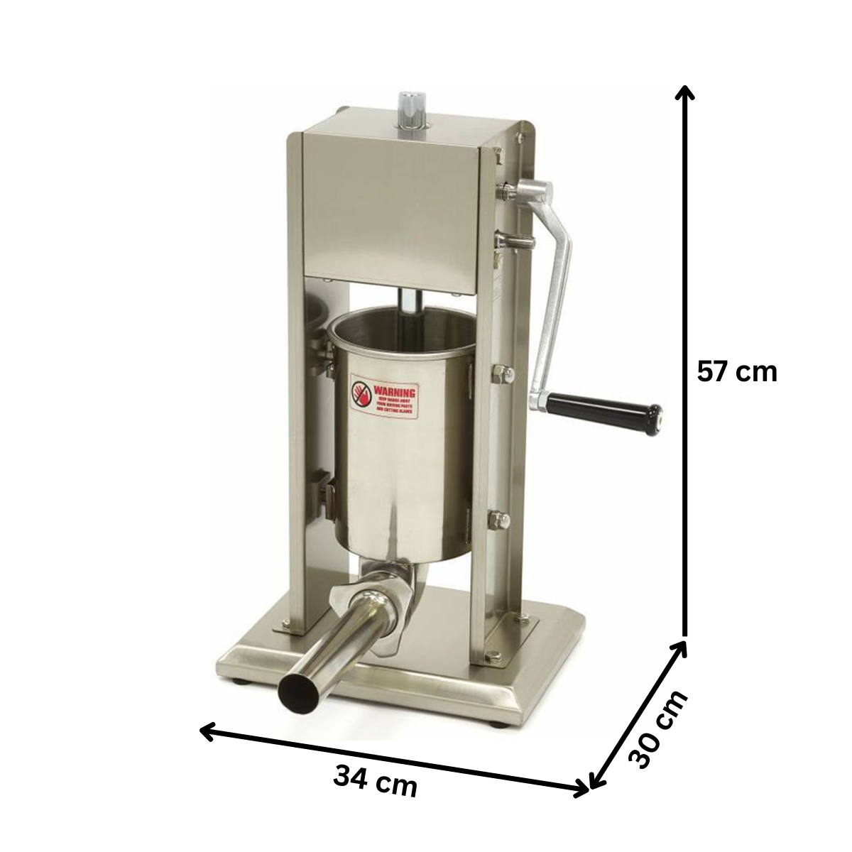 Masina de umplut carnati verticala 3 lt - 6
