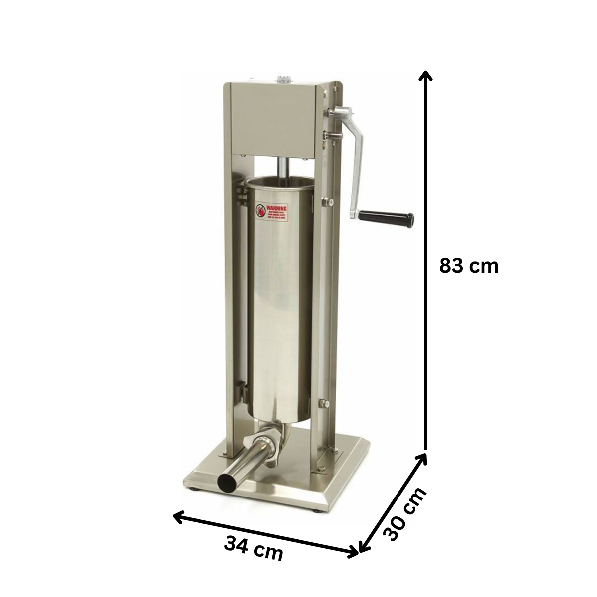 Masina de umplut carnati verticala 7 lt - 6