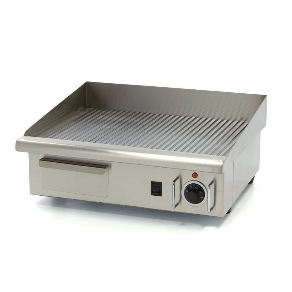 Grill electric dublu cu suprafata striata - 0