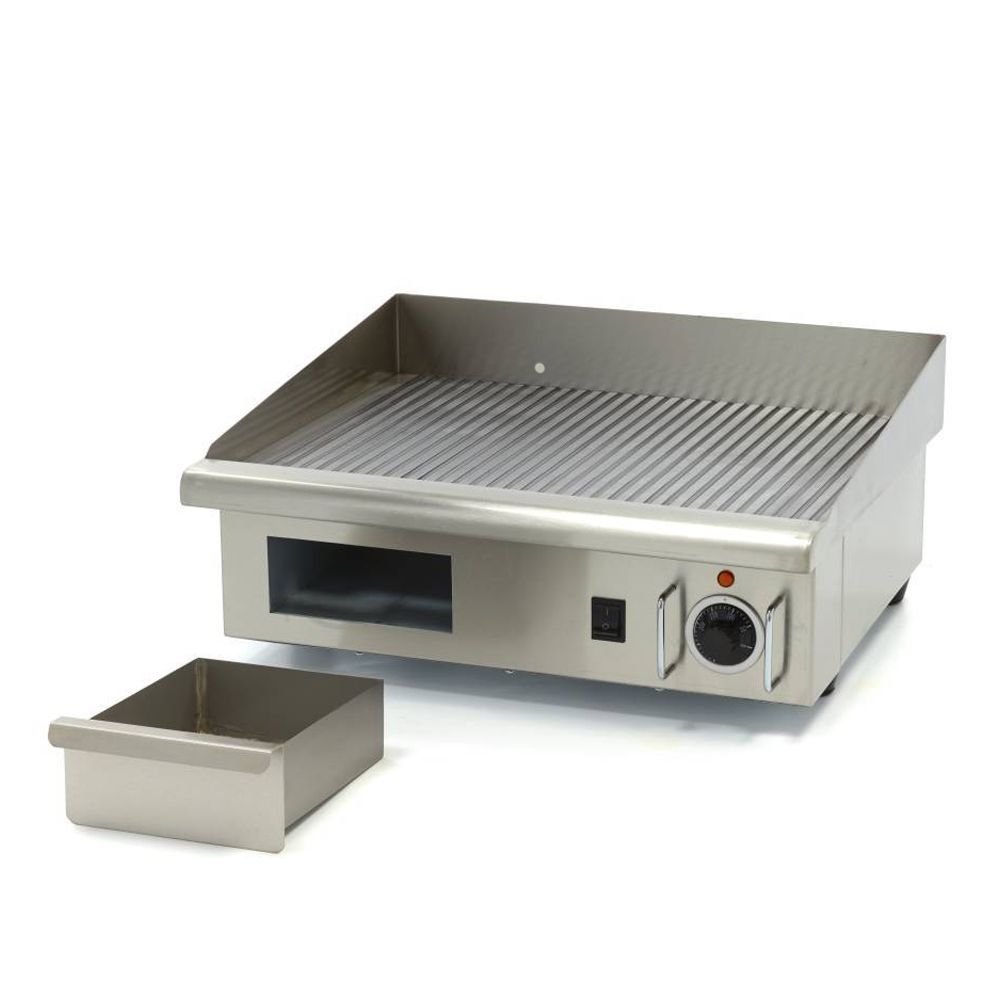 Grill electric dublu cu suprafata striata - 4