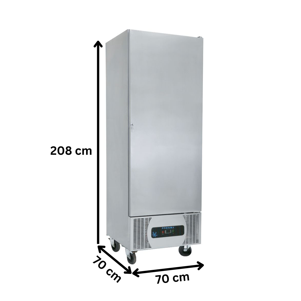 Dulap frigorific snack vertical inox, FRENOX cu 1 usa, 550 lt - 4