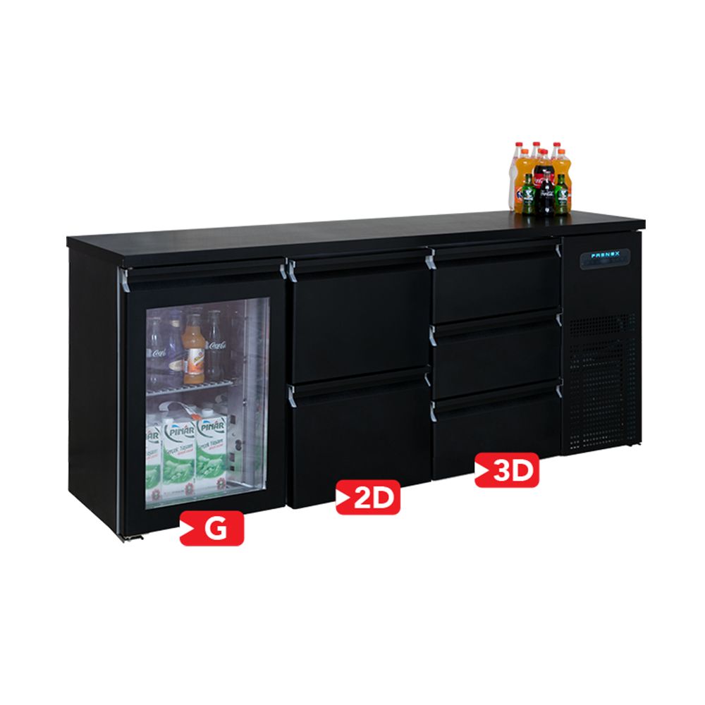 Masa rece FRENOX pentru bauturi cu 3 usi - 1