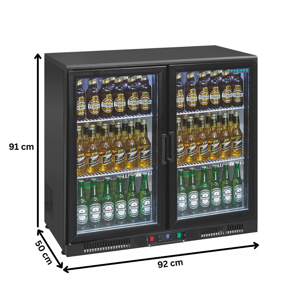 Frigider pentru bar FRENOX cu 2 usi batante din sticla - 2