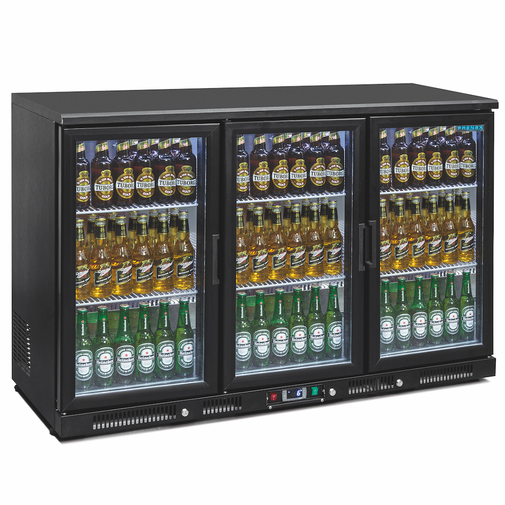 Frigider pentru bar FRENOX cu 3 usi batante din sticla - 0