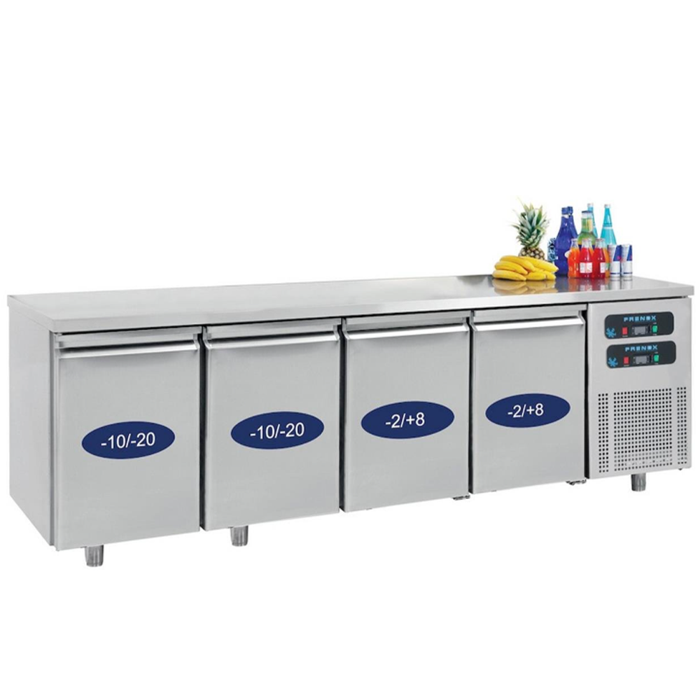 Masa rece/congelare FRENOX cu 4 usi, profesionala, 233*60*85 cm - 1