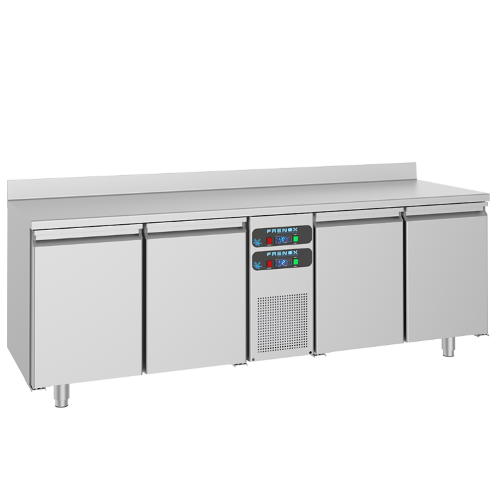 Masa rece/congelare FRENOX cu 4 usi, profesionala, inox, 550 lt, 227*60*85 cm - 0