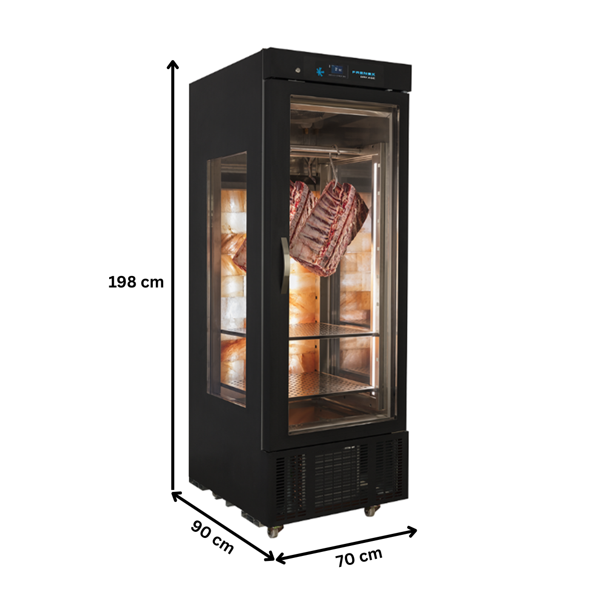 Dulap frigorific vertical inox, maturare carne FRENOX, cu 1 usa, 600 lt - 3