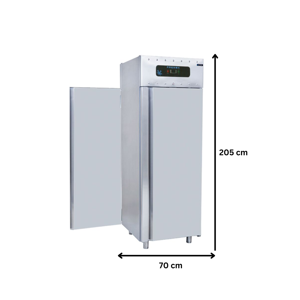 Dulap congelator vertical inox, FRENOX cu deschidere fata-spate, 700 lt - 3