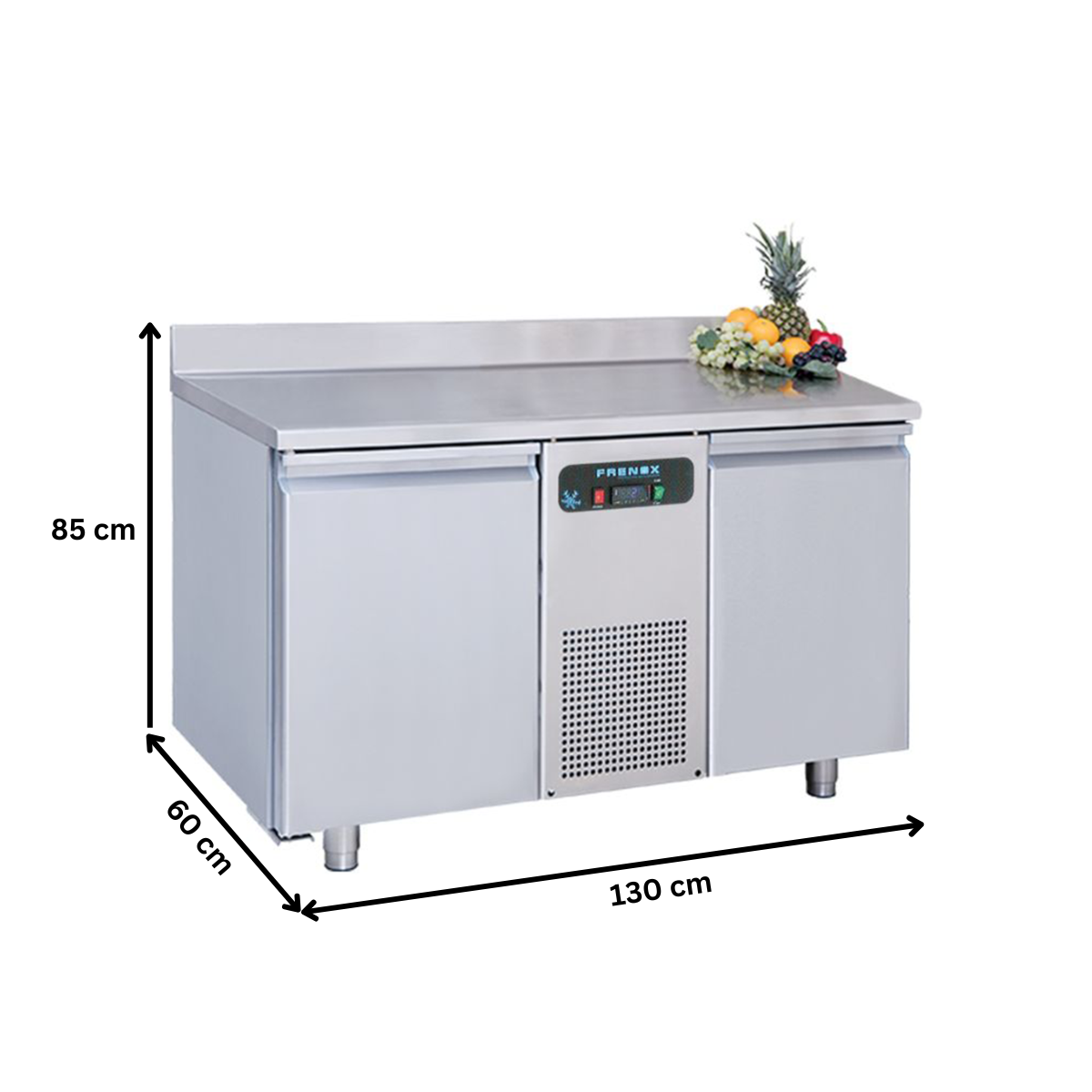 Masa congelare FRENOX, profesionala, inox, 2 usi, 250 lt, 130*60*85 cm - 5