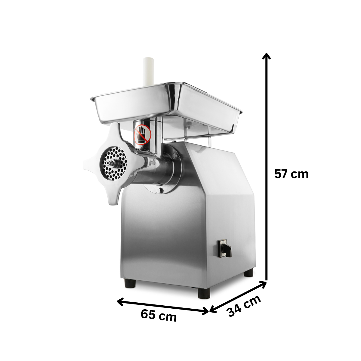 Masina pentru tocat carne MAXIMA, inox, 320 kg/h, 1 viteza, monofazic - 8