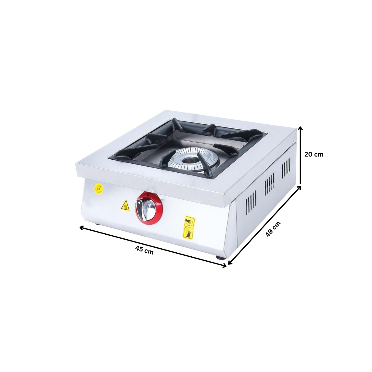 Masina de gatit pe gaz cu 1 arzator de banc - 2