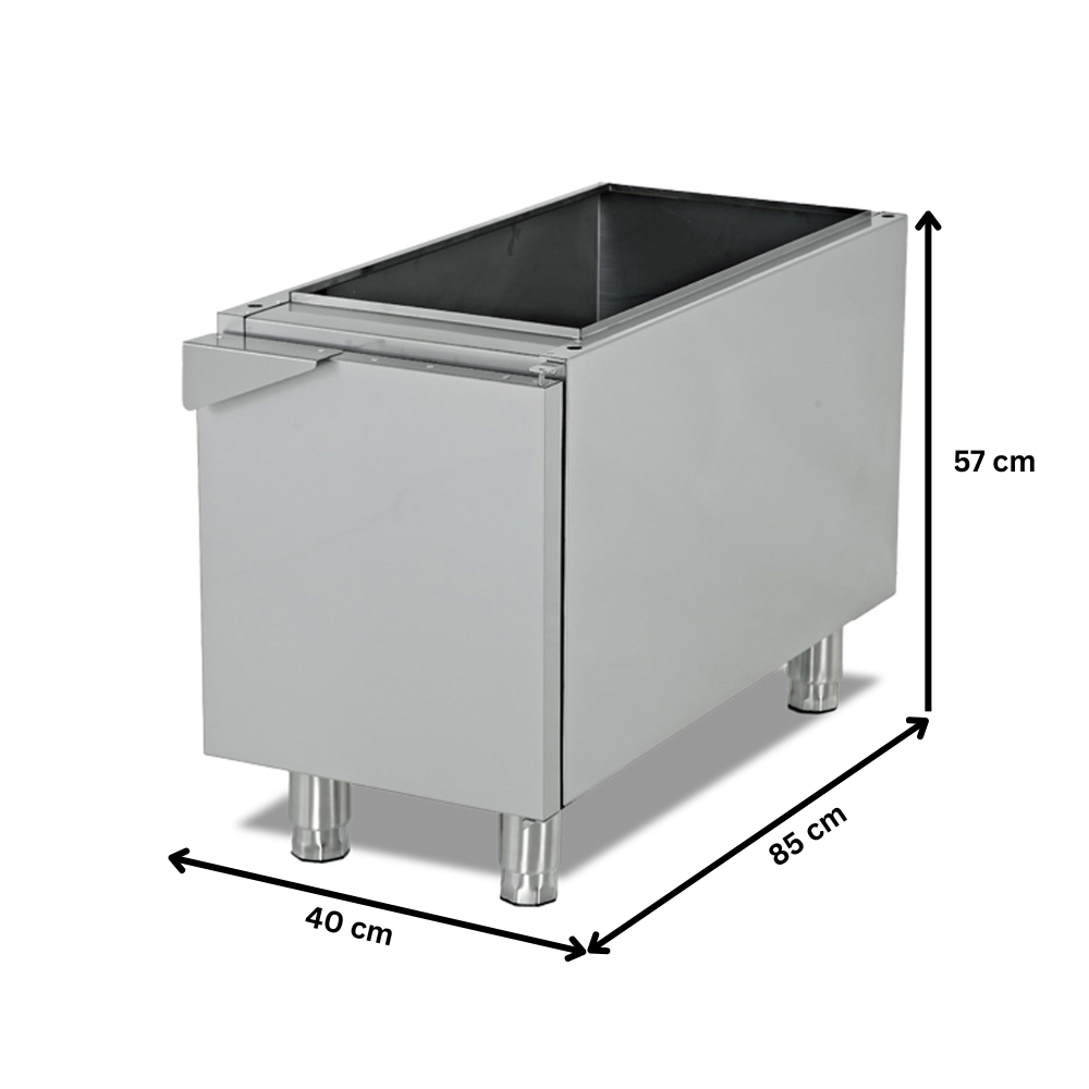 Dulap neutru cu o usa, inox, 40*85*57 cm - 1