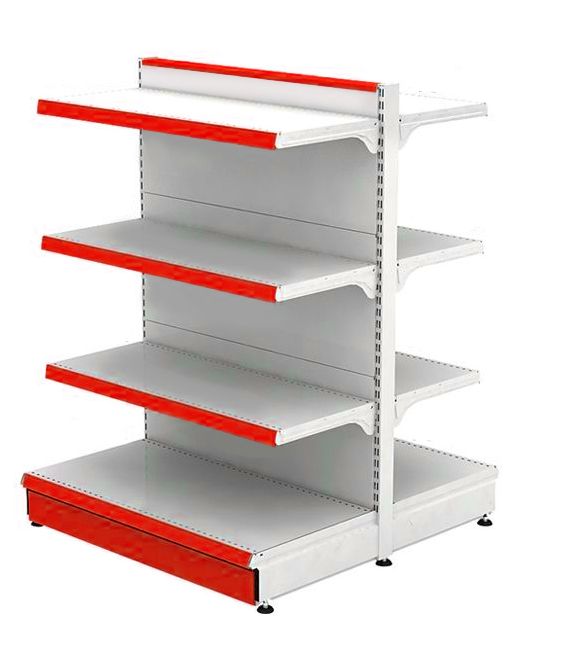 Raft metalic de mijloc 90*140 baza 40 cm si 6 polite de 30 cm - 0