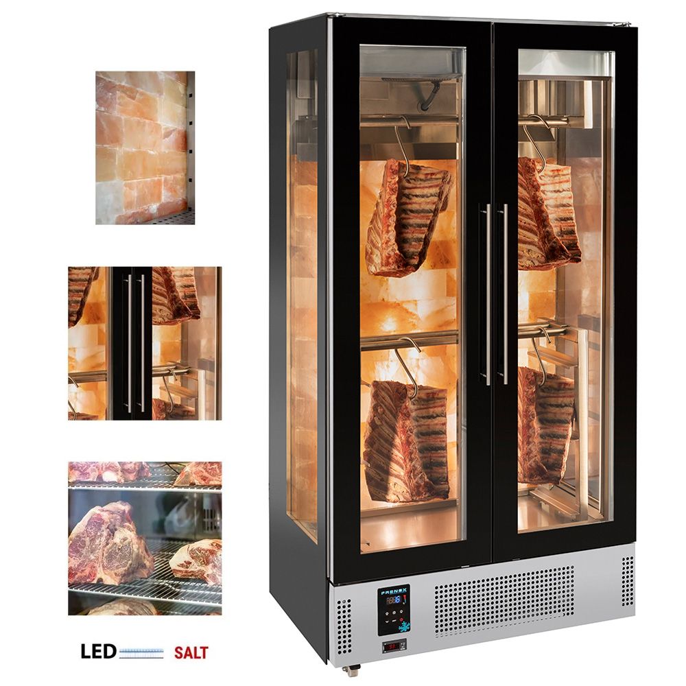 Dulap frigorific vertical inox, maturare carne FRENOX, cu 2 usi, 1300 lt - 2